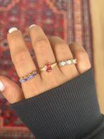 Vintage 9 karaat opaal en roze saffier, Vintage, Vintage, Vintage, Ophalen of Verzenden