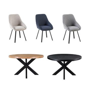 !!!Actie eettafel mango 120 cm met 4 eetkamerstoelen!!! beschikbaar voor biedingen