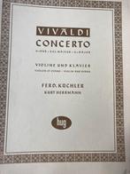 Muziekboeken Vivaldi, Muziek en Instrumenten, Bladmuziek, Ophalen, Zo goed als nieuw, Les of Cursus, Klassiek