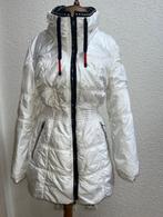 Marccain Marc Cain Sports winterjas maat 42 wit zwart rood, Verzenden, Wit, Maat 42/44 (L), Zo goed als nieuw