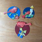 3d plaatjes kerst vogeltjes, Ophalen of Verzenden, Nieuw, Kerst, Knipvel
