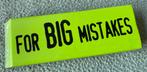 For Big Mistakes Gum, Diversen, Schrijfwaren, Ophalen of Verzenden, Nieuw