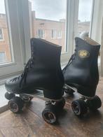 RSI Rollerskates maat 40 zwart leer, Ophalen of Verzenden, Zo goed als nieuw, Inline skates 4 wielen, Overige merken