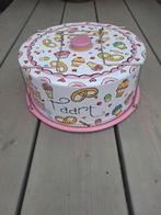 Vintage Taartdoos met Decoratie, Ophalen, Zo goed als nieuw