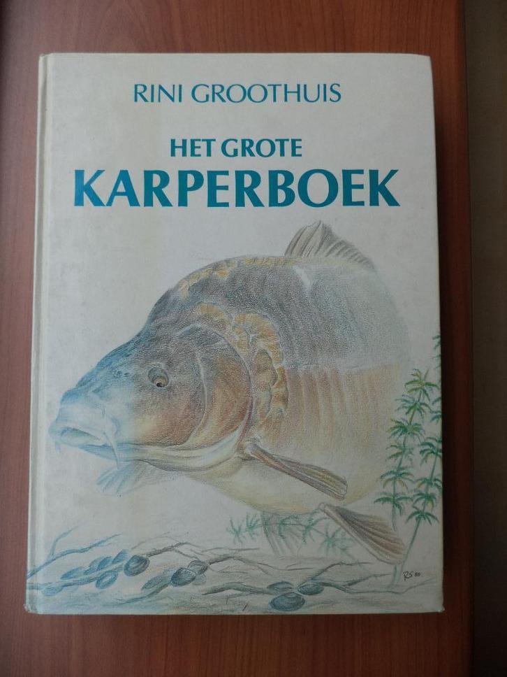 RINI GROOTHUIS, Het grote KARPERBOEK, eerste druk, 1990, Boeken, Sportboeken, Zo goed als nieuw, Watersport en Hengelsport, Ophalen of Verzenden