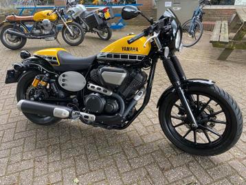 YAMAHA XV 950 2017 XV950 ABS CAFERACER NIEUWSTAAT GEEL ZWART beschikbaar voor biedingen