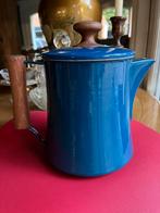 Seppo Mallat Arabia.  ,, Dansk?,,  emaille theekan blauw wit, Antiek en Kunst, Antiek | Emaille, Ophalen of Verzenden