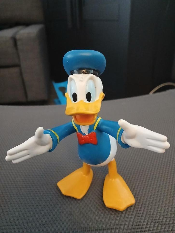 een Disney Donald Duck rubber poppetje, Verzamelen, Disney, Gebruikt, Beeldje of Figuurtje, Donald Duck, Ophalen of Verzenden