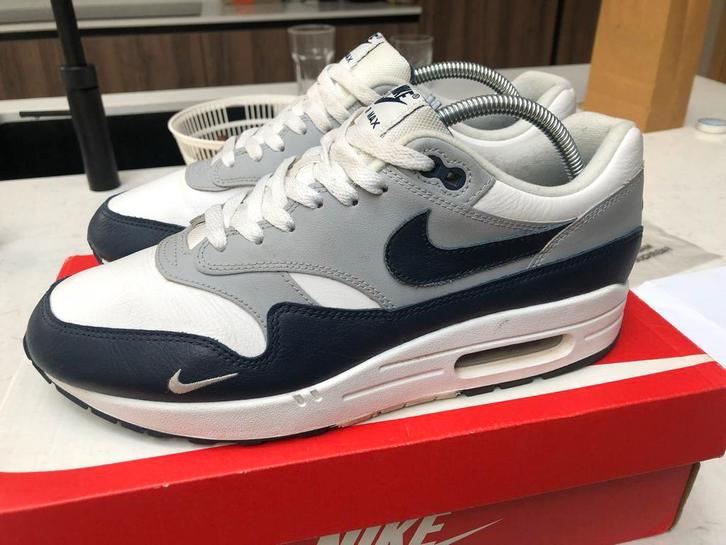 Nike Air Max 1 LV8 Obsidian - Top!, Kleding | Heren, Schoenen, Zo goed als nieuw, Sneakers of Gympen, Blauw, Ophalen of Verzenden