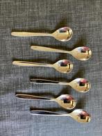 NIEUW 6 Gero zilmeta theelepeltjes. Foxtrot., Nieuw, Ophalen of Verzenden, Rvs of Chroom, Vaatwasserbestendig