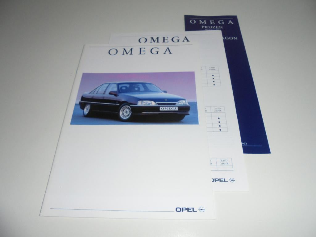 brochure Opel Omega  1992, Ophalen of Verzenden, Nieuw, Opel
