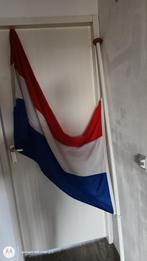 Vlaggenstok met vlag, Ophalen, Gebruikt