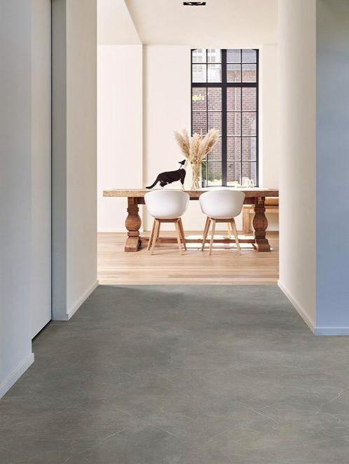 PVC Novilon vinyl  4 meter breed  Nieuwe collectie, Huis en Inrichting, Stoffering | Vloerbedekking, Nieuw, Vinyl, Wit, Crème