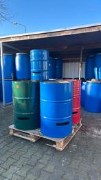 200 en 50 liter Olieton drum stalen vat Stookton vuurkorf, Ophalen, Zo goed als nieuw