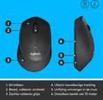 Logitech B330 Silent Plus - Stille Draadloze Muis - Zwart, Rechtshandig, Ergonomisch, Logitech, Info@currentcomponents.nl
