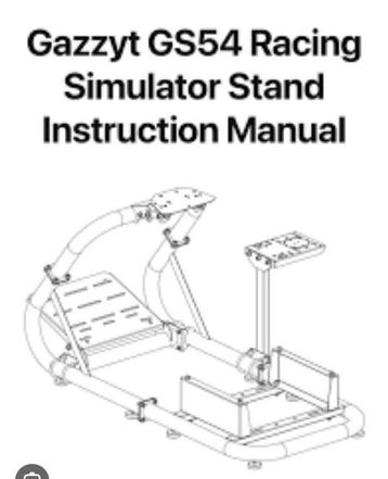 Gazzyt GS54 Racing Simulator Stand - Nieuw in doos beschikbaar voor biedingen