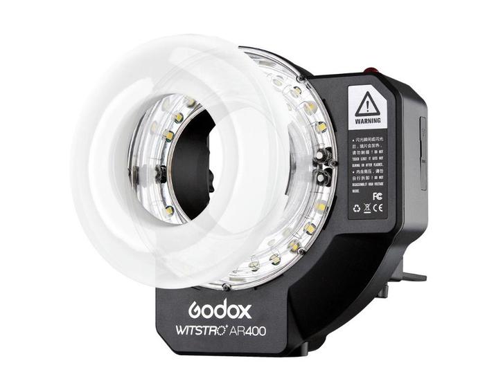 Godox Witstro AR400 Ringflitser met polarisatiefilter, Audio, Tv en Foto, Fotografie | Flitsers, Zo goed als nieuw, Overige merken