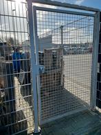 Dubbelstaafmat poort, Tuin en Terras, Tuinhekken en Hekwerk, Ophalen of Verzenden, Gebruikt, IJzer, Dubbelstaafmat hekwerk
