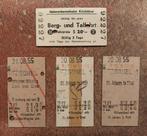 Vijf vintage vervoersbewijzen 4x Oostenrijk, 1x DDR, Verzamelen, Ophalen of Verzenden, Gebruikt, Trein, Overige typen