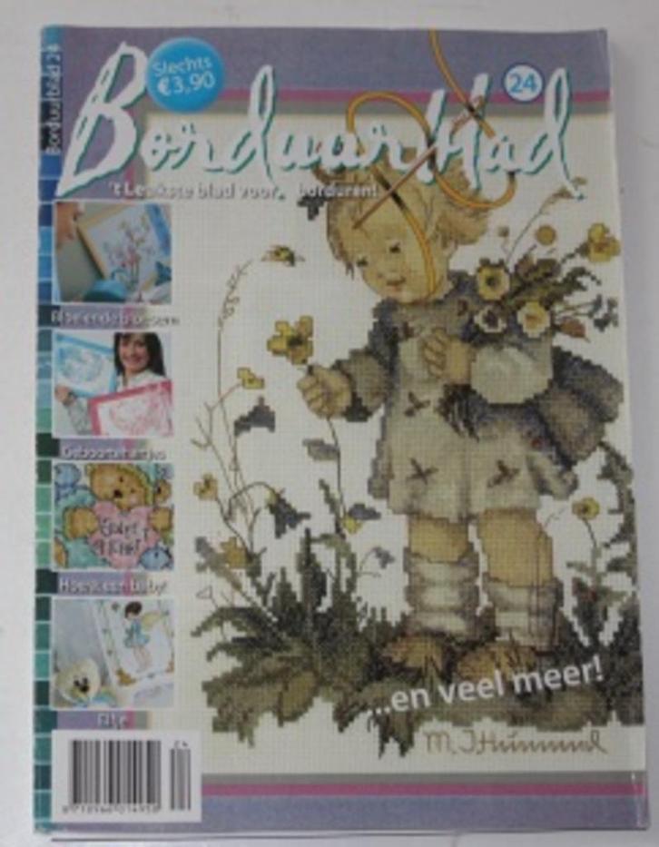 Borduurblad  24  133418, Boeken, Hobby en Vrije tijd, Gelezen, Borduren en Naaien, Ophalen of Verzenden