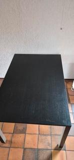 Leolux tafel zwart, Huis en Inrichting, Ophalen, Gebruikt, 100 tot 150 cm, 50 tot 100 cm