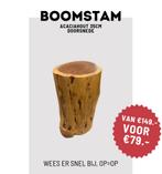 Boomstam acaciahout 35 uit showroom, Ophalen, Nieuw