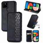 Google Pixel 4a 5G Luxe PU Lederen Wallet Case Set _ Zwart, Verzenden, Nieuw, Hoesje of Tasje