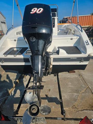 Mercury 90pk 2takt autolube powertrim afstandbediening beschikbaar voor biedingen