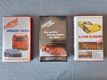 3 x Video - VHS KOENIG SPECIALS  beschikbaar voor biedingen
