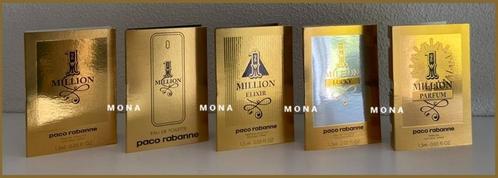 1 Million set 5 parfum samples proefjes testers monsters, Sieraden, Tassen en Uiterlijk, Uiterlijk | Parfum, Nieuw, Verzenden