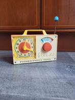 Vintage 1970's Fisher Price Music Box Radio Clock #107, Ophalen of Verzenden, Gebruikt, Speelset