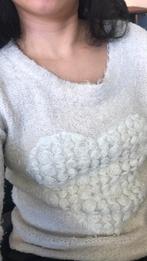 Mooie hart vorm roosjes trui valentijnsdag goedkoo maat S 36, Ophalen of Verzenden, Zo goed als nieuw, Maat 36 (S)