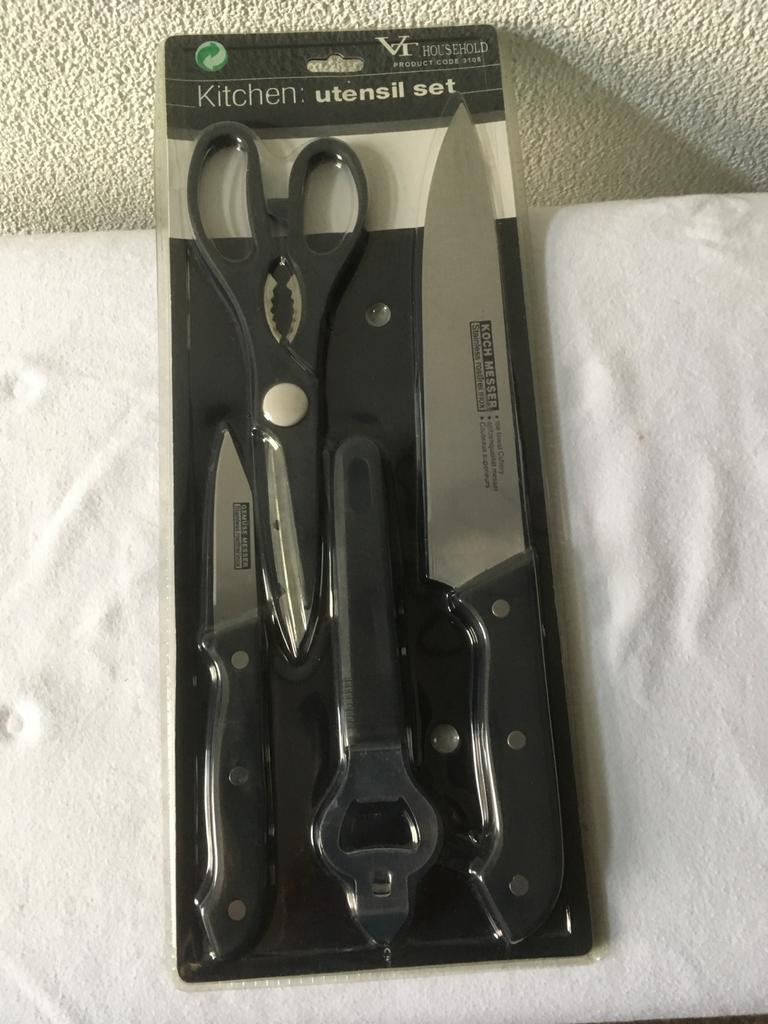 Nieuwe 4-delige Keuken Messenset, Ophalen of Verzenden, Nieuw