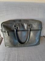 Burkely leren laptoptas zwart, Computers en Software, Laptoptassen, Ophalen of Verzenden, 15 inch, Zo goed als nieuw, Aktetas