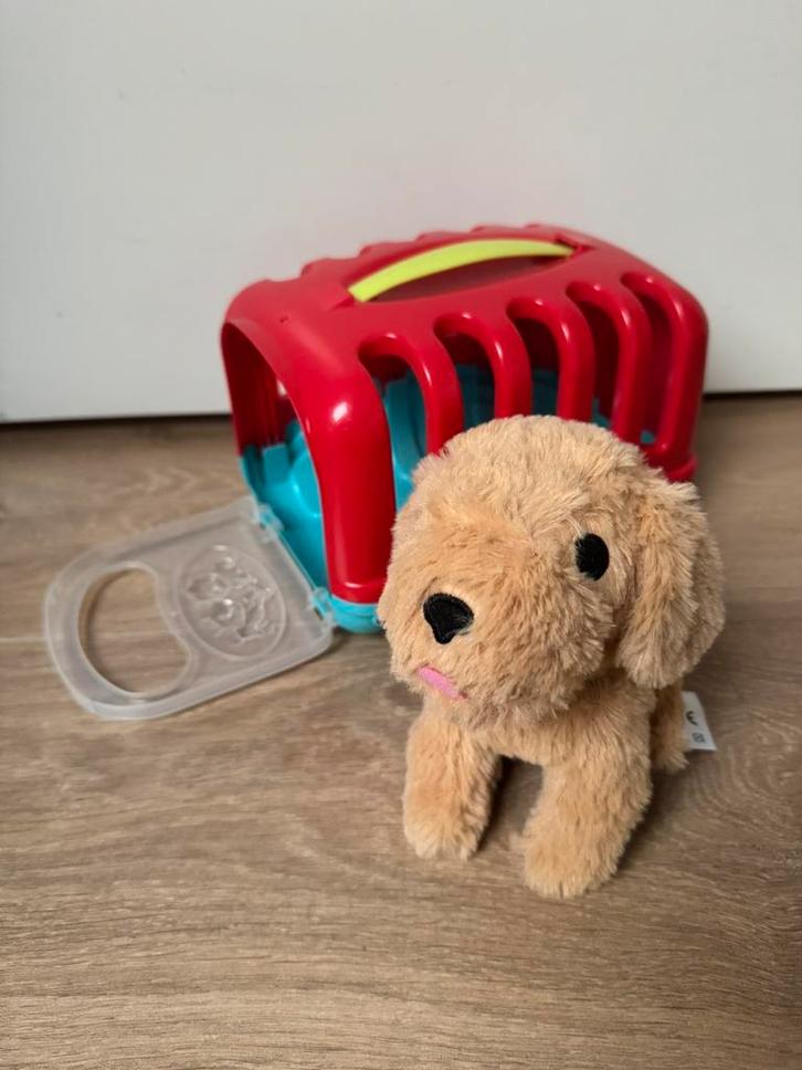 Hondenknuffel met Bench speelgoed, Kinderen en Baby's, Speelgoed | Knuffels en Pluche, Zo goed als nieuw, Hond, Ophalen of Verzenden