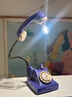 Paarse Bakelieten Telefoonlamp met E14 fitting, Ophalen of Verzenden, Gebruikt, Kunststof, Minder dan 50 cm