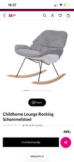 Schommelstoel babypark childhome rocking, Kinderen en Baby's, Kinderkamer | Tafels en Stoelen, Ophalen, Zo goed als nieuw, Stoel(en)