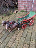 Boerenwagen met paarden, Antiek en Kunst, Ophalen of Verzenden