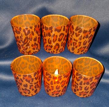 6 waxinelichthouders, nieuw beschikbaar voor biedingen