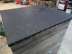 Zwarte rubbertegels 100x100x3cm (35 stuks), Tuin en Terras, Tegels en Klinkers, Nieuw, Ophalen, Rubber, Terrastegels