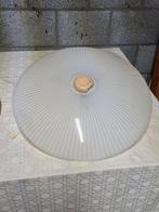 Vintage plafond lamp, schaallamp, 2 x, jaren 50, 60, Antiek en Kunst, Ophalen