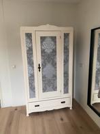 Vintage kledingkast wit, Ophalen, Gebruikt, 100 tot 150 cm, 150 tot 200 cm