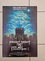 filmaffiche Fright Night 2 1988 filmposter, Rechthoekig Staand, Ophalen of Verzenden, Zo goed als nieuw, A1 t/m A3