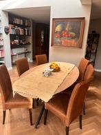 6 original loom eetkamerstoelen, Huis en Inrichting, Stoelen, Ophalen of Verzenden, Zo goed als nieuw, Landelijk klassiek brocante modern