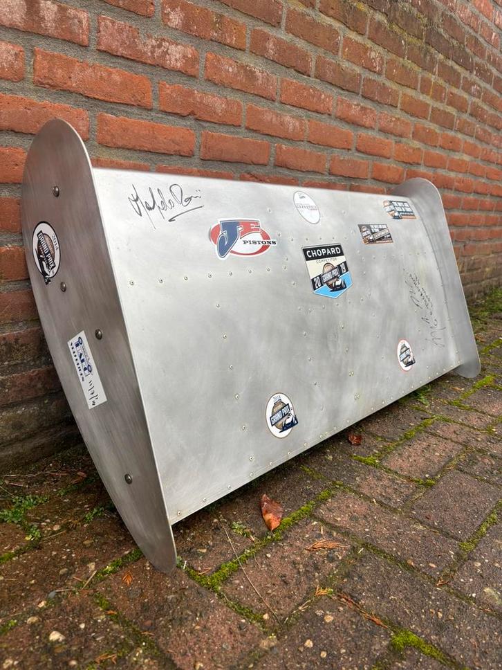 Vleugel F1 handtekeningen Lotus, Verzamelen, Automerken, Motoren en Formule 1, Zo goed als nieuw, Ophalen of Verzenden