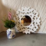 Barok Spiegel - white wash  lijst -  75 cm - TTM Wonen, TTM Wonen, Meubels – (Perzische) Tapijten en Woonaccessoires, Taag 63, 2491 CS, Den Haag (Forepark)