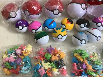 Pokemonbal pokeball pokemon bal met 24 pokemon figuren beschikbaar voor biedingen