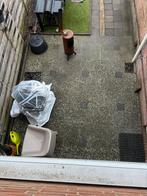 Gratis afhalen ongeveer 60 grindtegels, Ophalen, Gebruikt