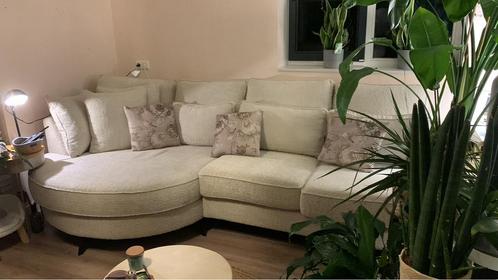 Loungebank Clinge Ottomaan rond, Huis en Inrichting, Banken | Complete zithoeken, Zo goed als nieuw, Stof, Ophalen