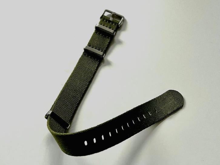 Nato Strap Groen/ Legergroen 20mm NIEUW, Sieraden, Tassen en Uiterlijk, Horloges | Kinderen, Nieuw, Groen, Ophalen of Verzenden